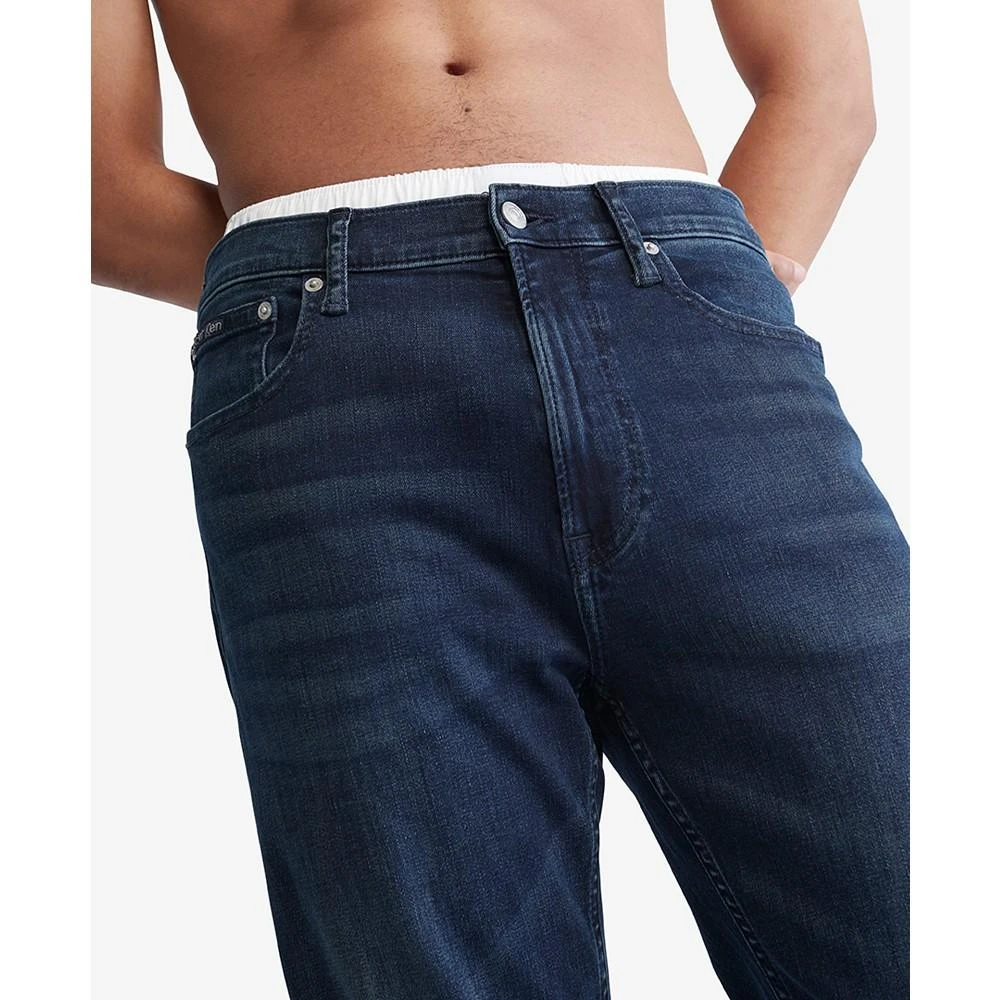 商品Calvin Klein|Men's Standard Straight-Fit Stretch Jeans,价格¥403-¥671,第3张图片详细描述