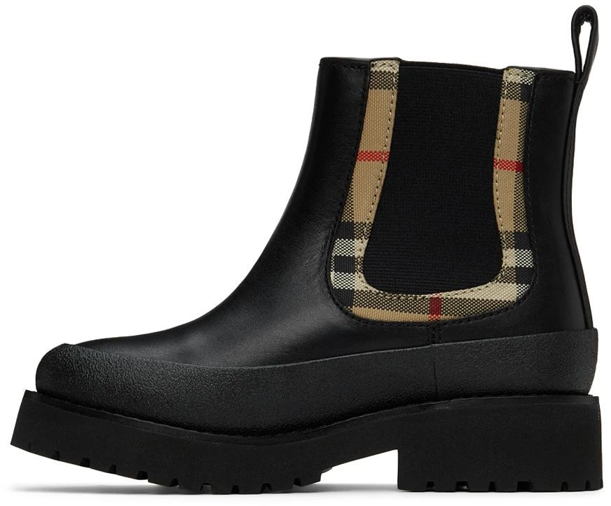 商品Burberry|Kids Black Rosie Chelsea Boots,价格¥1416,第3张图片详细描述