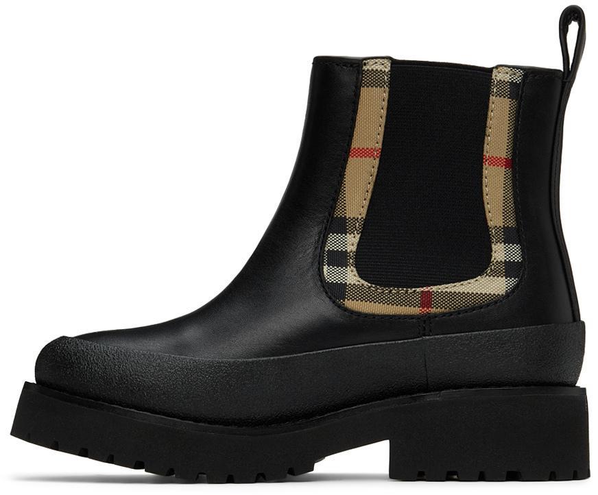 商品Burberry|Kids Black Rosie Chelsea Boots,价格¥3016,第5张图片详细描述