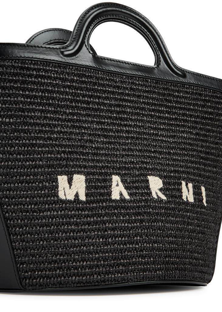 商品Marni|Tropicalia small leather and raffia basket bag,价格¥6444,第5张图片详细描述