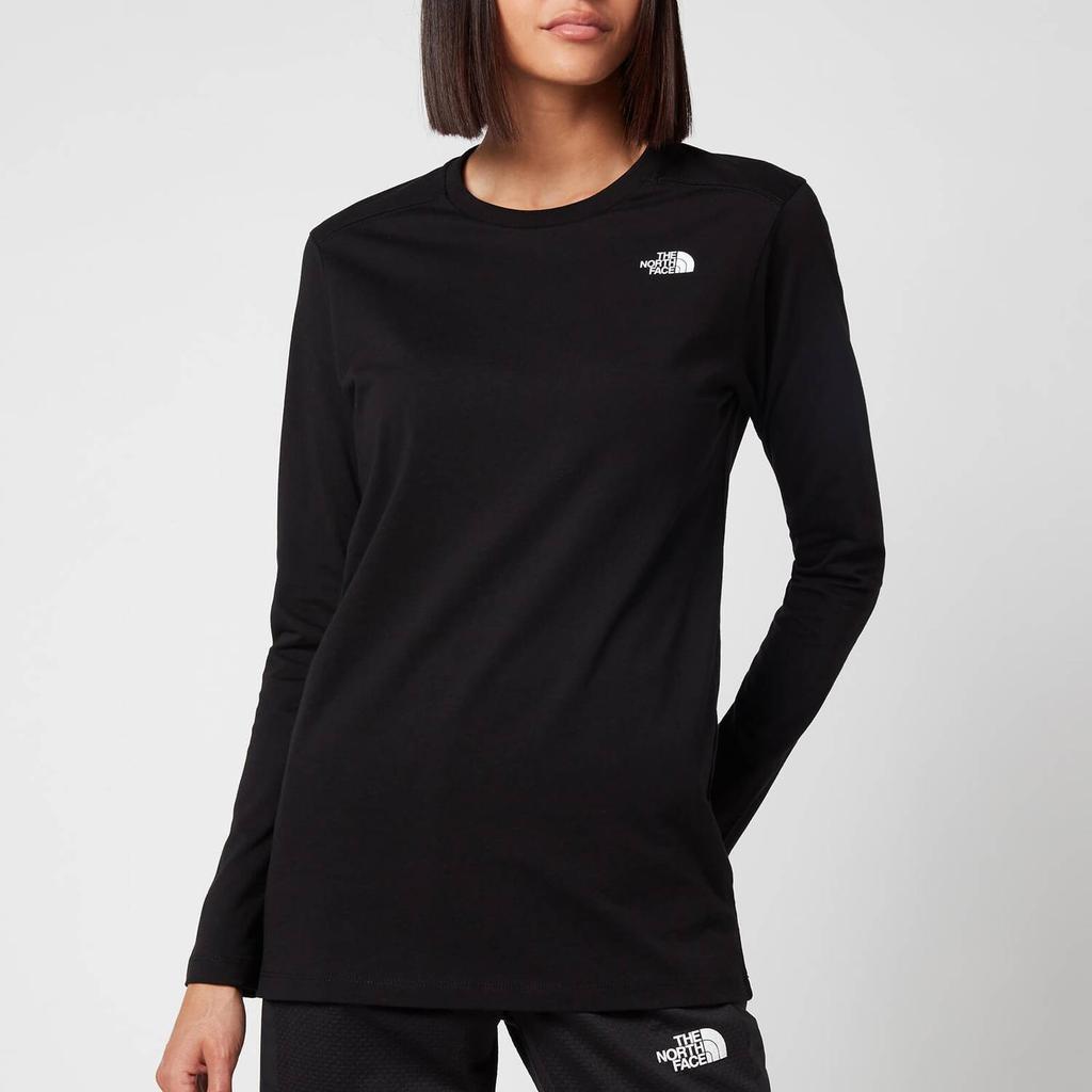 The North Face Women's Simple Dome Long Sleeve T-Shirt - TNF Black商品第1张图片规格展示