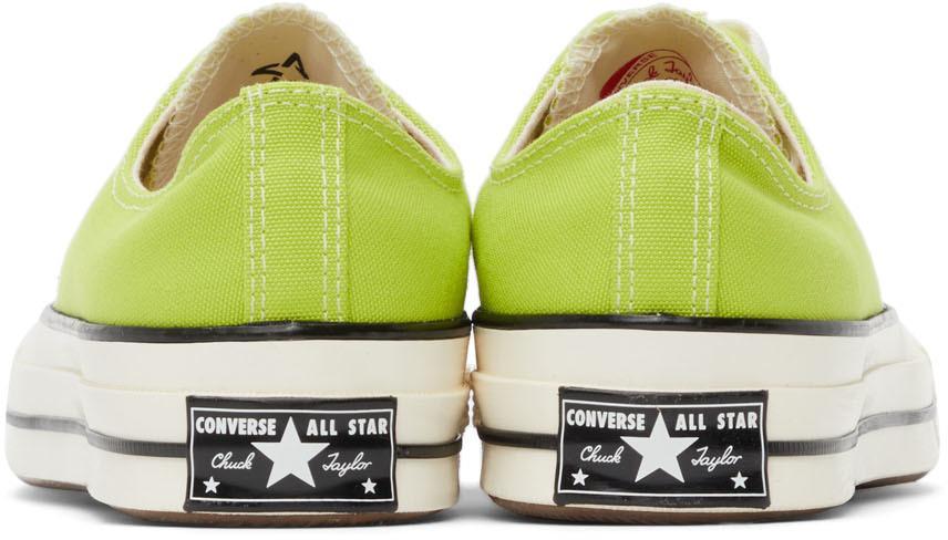 商品Converse|Green Chuck 70 OX Sneakers,价格¥525,第6张图片详细描述