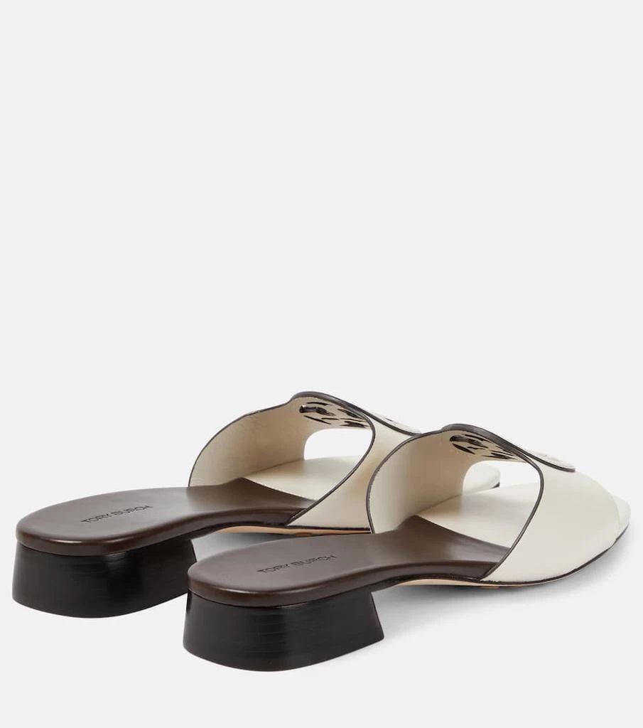 商品Tory Burch|Logo leather sandals,价格¥2020,第3张图片详细描述