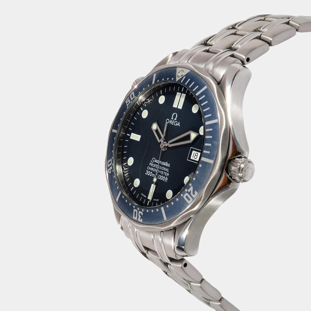 Omega Blue Stainless Steel Seamaster 300M 2531.80.00 Automatic Men's Wristwatch 41 mm商品第2张图片规格展示
