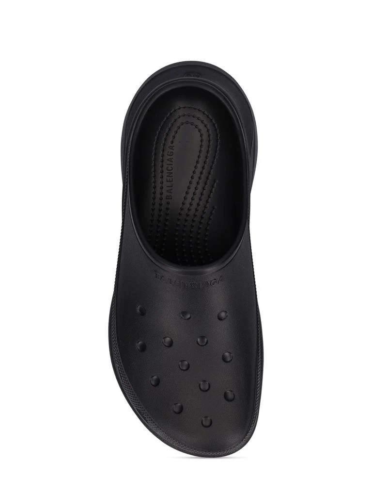 商品Balenciaga|85mm Crocs Rubber Pool Mules,价格¥4766,第5张图片详细描述