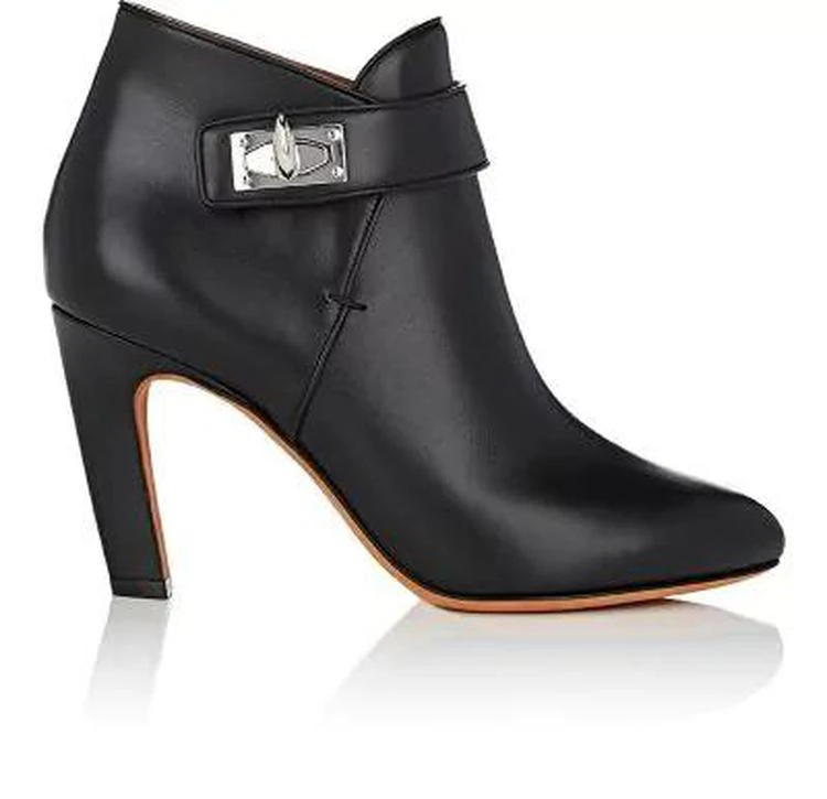 商品Givenchy|Shark Line Leather Ankle Boots,价格¥5123,第1张图片