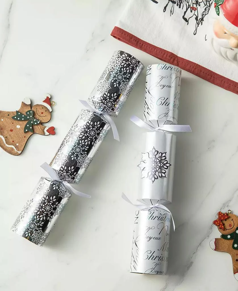 商品Glitzhome|6PK 2''D X 12.00''H Christmas Snowflake Party Cracker,价格¥120,第3张图片详细描述