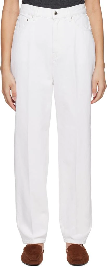 商品Totême|White Tapered Jeans,价格¥1422,第1张图片