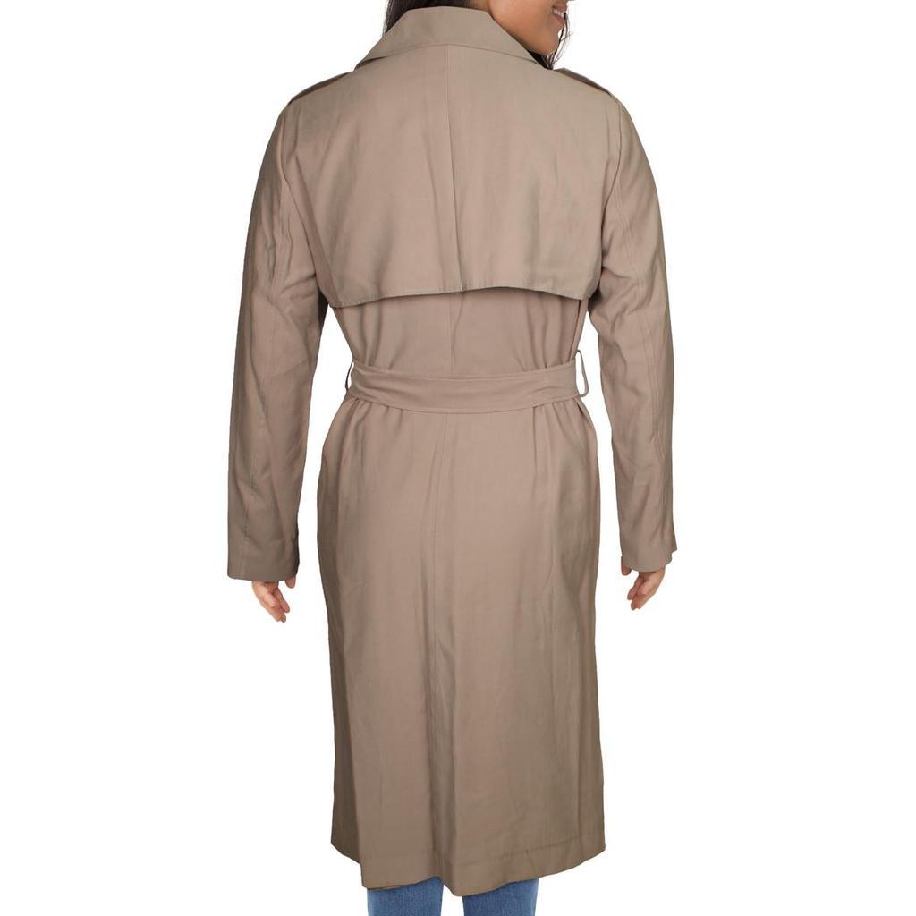商品Cole Haan|Cole Haan Women's Drapey Mid-Length Belted Trench Coat,价格¥353-¥397,第5张图片详细描述