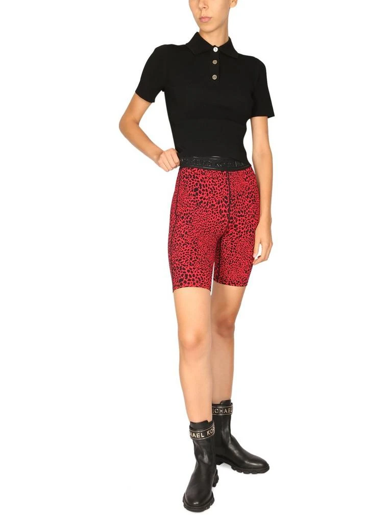 商品Michael Kors|Michael Michael Kors Animal-Print Bike Shorts,价格¥409,第4张图片详细描述