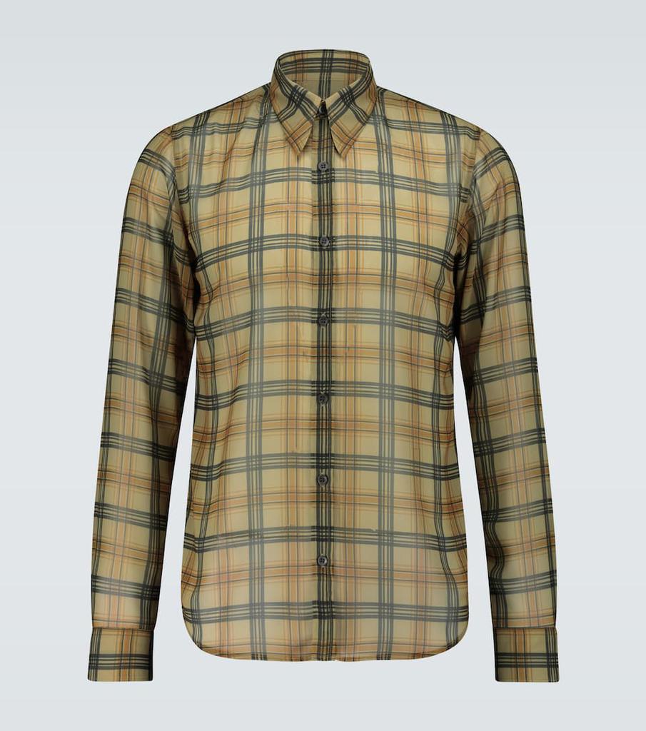 商品Dries Van Noten|格纹长袖衬衫,价格¥1876,第1张图片