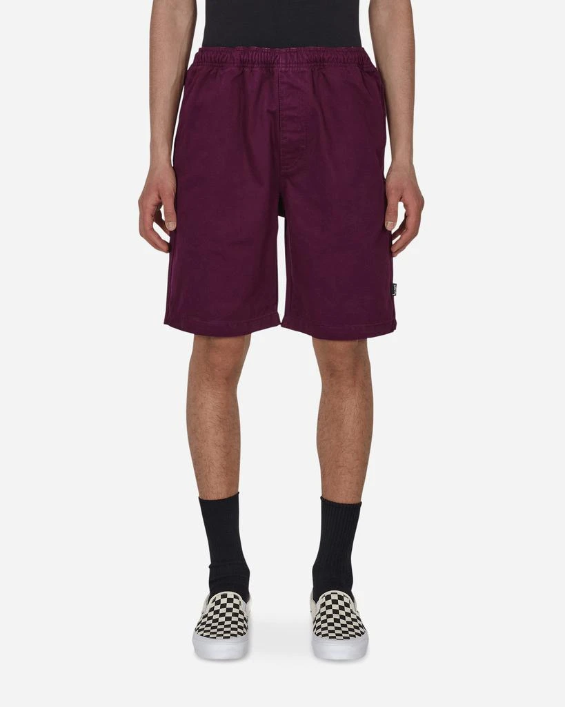 商品STUSSY|Brushed Beach Shorts Purple,价格¥314,第1张图片