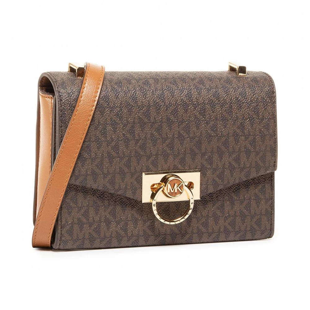 商品Michael Kors|MICHAEL KORS 女士棕色经典印花超小号Hendrix单肩包 32F0G1HC0B-BRNACORN,价格¥1272,第1张图片