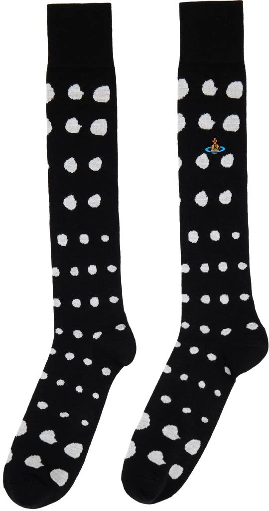 商品Vivienne Westwood|Black Dots Socks,价格¥342,第2张图片详细描述