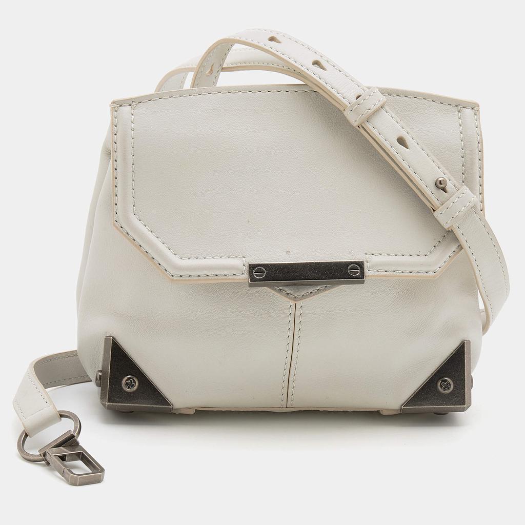 Alexander Wang White Leather Small Marion Shoulder Bag商品第1张图片规格展示