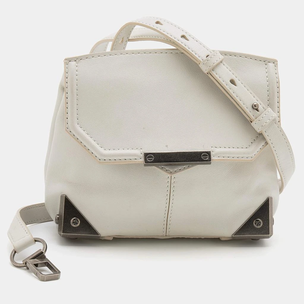 商品[二手商品] Alexander Wang|Alexander Wang White Leather Small Marion Shoulder Bag,价格¥969,第1张图片