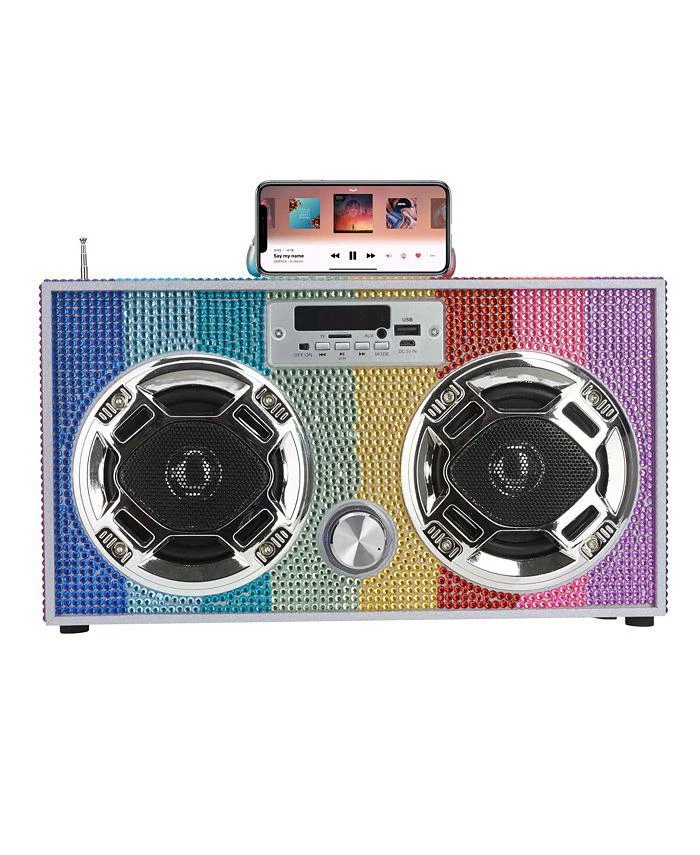 商品Wireless Express|Bluetooth Boombox with FM Radio and LED Speakers - Ages 6+,价格¥533,第1张图片