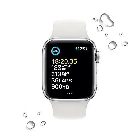 商品Apple|Apple Watch SE (2nd Generation) GPS + Cellular 40mm Aluminum Case with Sport Band (Choose Color and Band Size),价格¥2137,第6张图片详细描述
