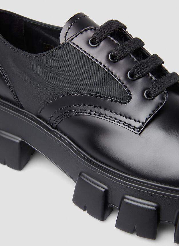 Monolith Derby Shoes in Black商品第6张图片规格展示