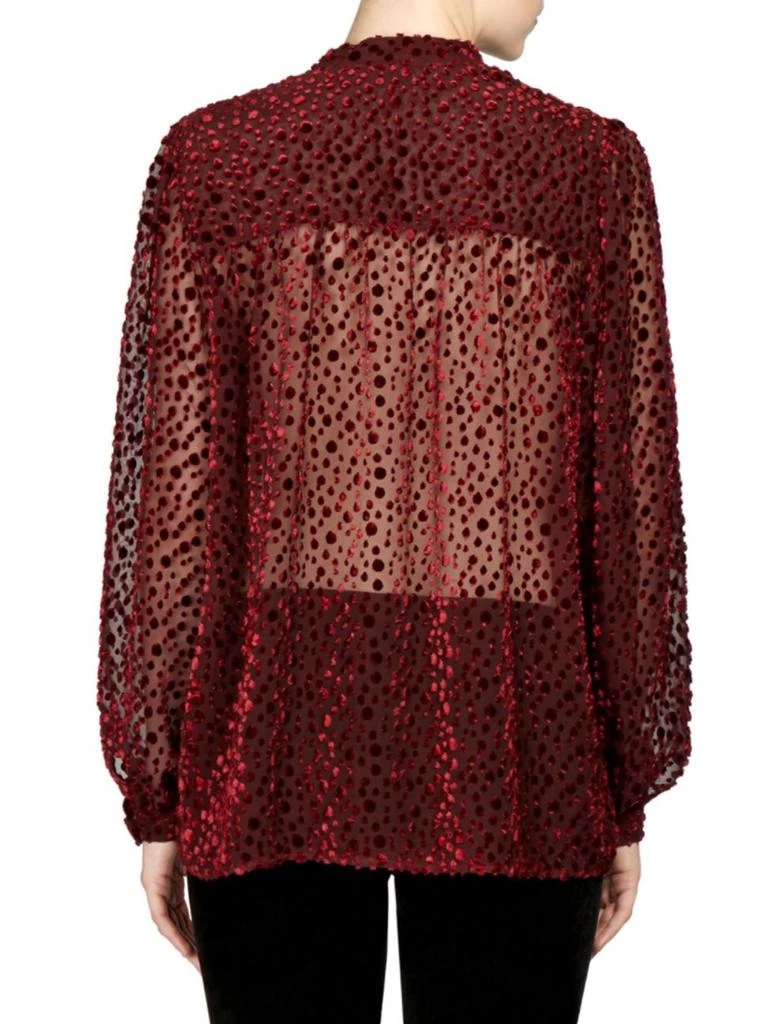 商品Yves Saint Laurent|Velvet Spot Blouse,价格¥6540,第2张图片详细描述