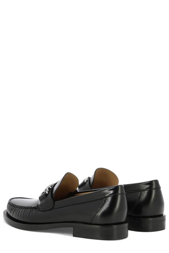 商品Salvatore Ferragamo|Ferragamo Gancini Detailed Slip-On Loafers,价格¥3716,第4张图片详细描述