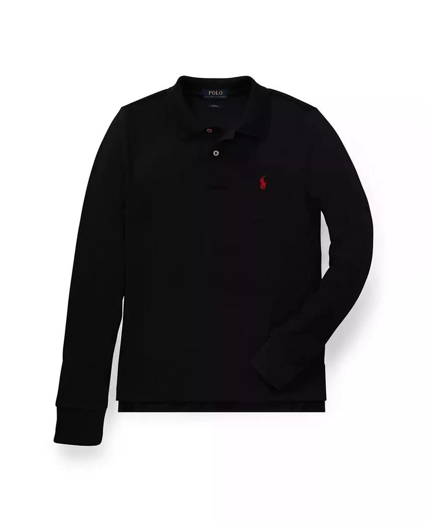 商品Ralph Lauren|Big Boys Long Sleeve Polo Shirt,价格¥404,第1张图片