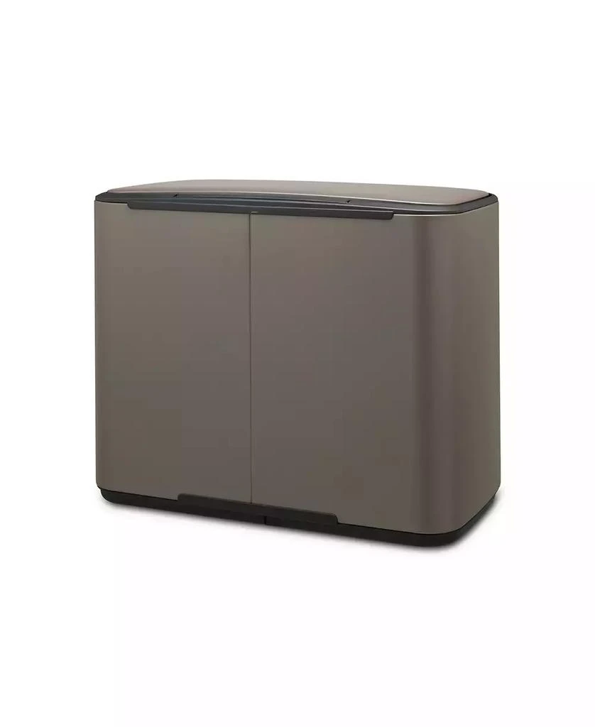 商品Brabantia|Bo Step on Dual Compartment Trash Can, 3 plus 6 Gallon, 11 plus 23 Liter,价格¥1470,第3张图片详细描述