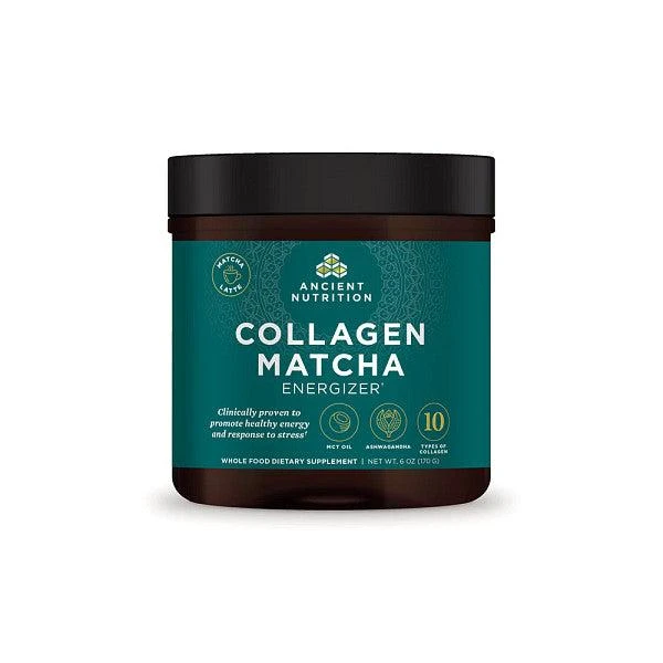 商品Ancient Nutrition|Collagen Matcha Energizer Powder (20 Servings) 15.00% Off Auto renew,价格¥256,第1张图片