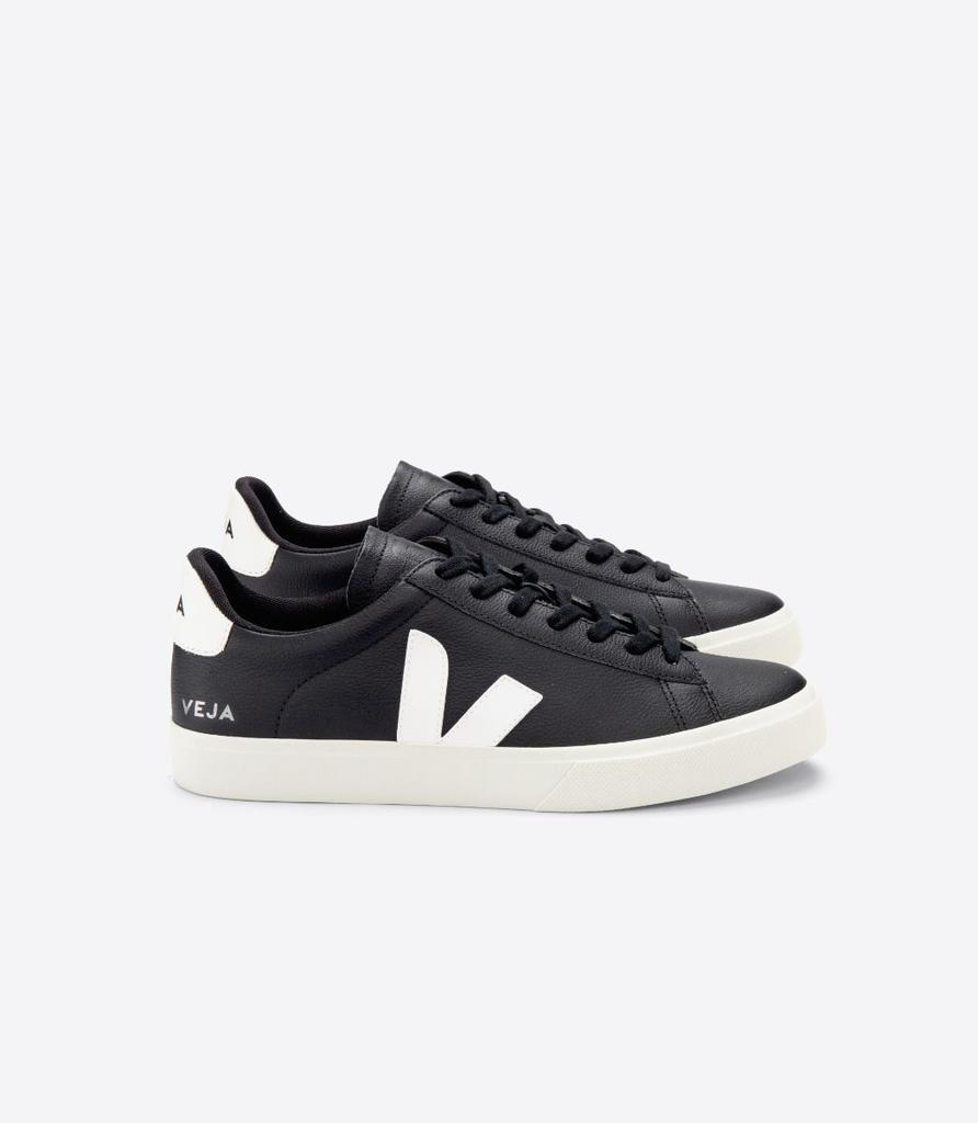 商品Veja|Campo Chromefree Leather Black White,价格¥1648,第1张图片