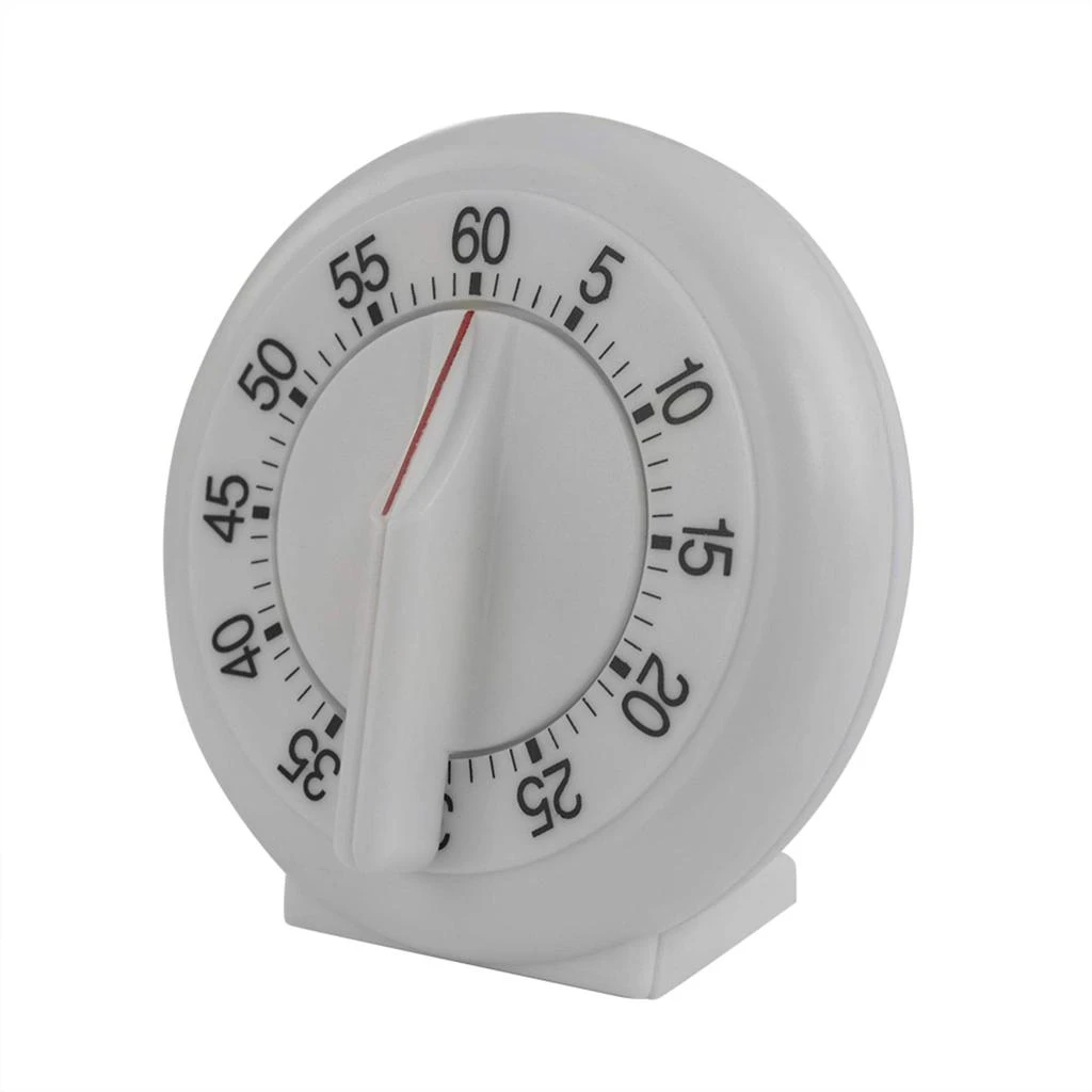 商品Home Basics|Home Basics 60 Minute Mechanical Kitchen Timer, White,价格¥115,第4张图片详细描述