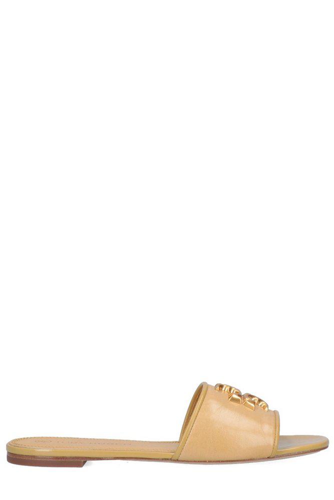 Tory Burch Eleanor Logo Plaque Slip-On Sandals商品第1张图片规格展示