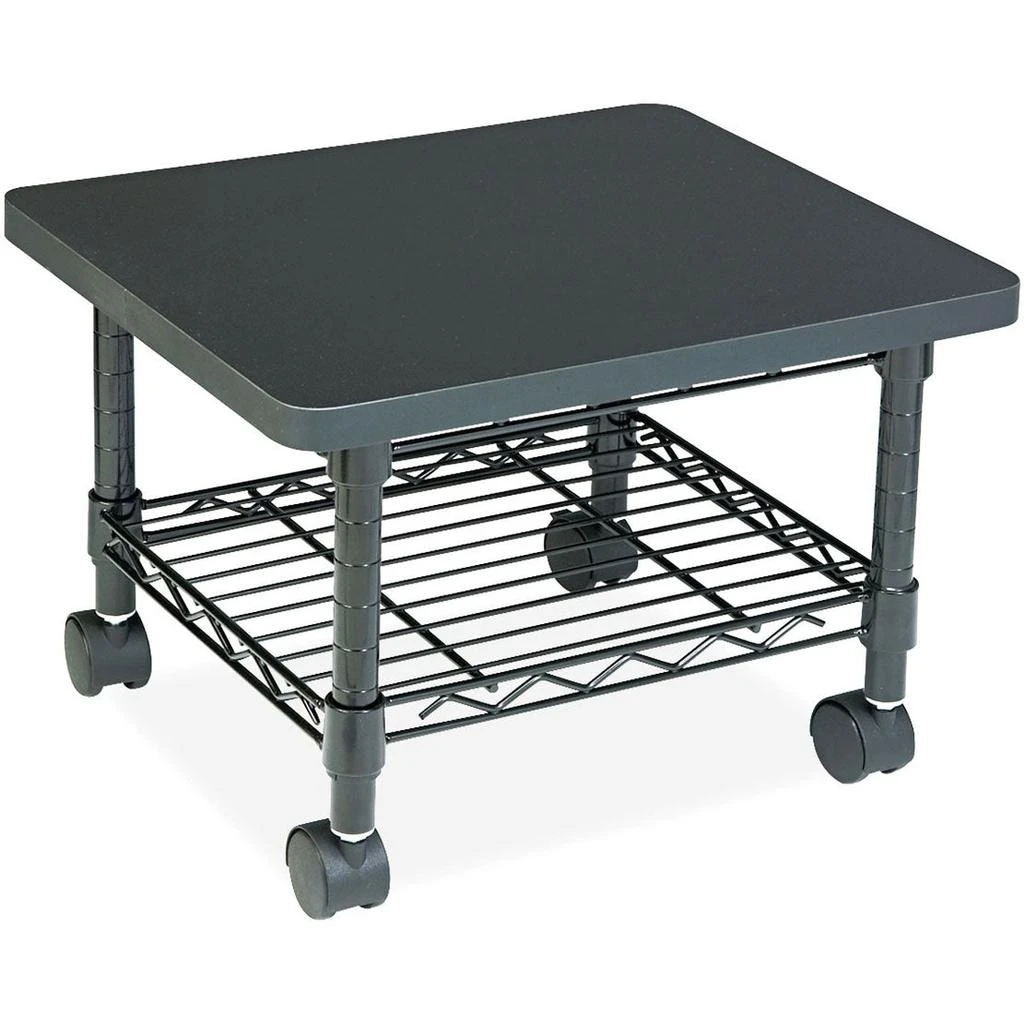 商品QuikFurn|Mobile Under Desk Home Office Fax / Printer Stand Cart with Shelf,价格¥1153,第1张图片
