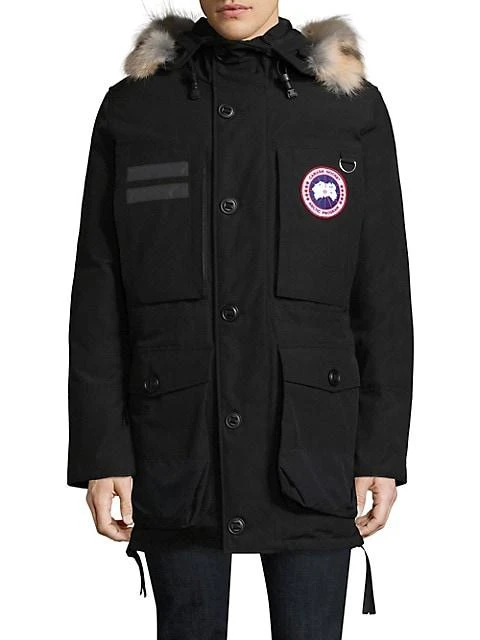 商品Canada Goose|Maccullouch Coyote Fur-Trim Down Parka,价格¥10135,第1张图片