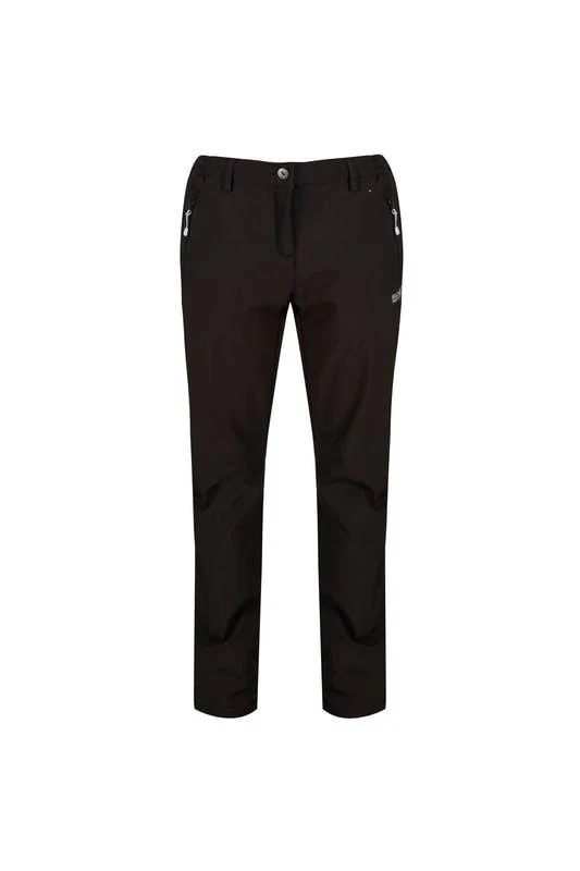 商品Regatta|Regatta Great Outdoors Womens/Ladies Geo Softshell II Regular Leg Trousers (Black),价格¥341,第1张图片