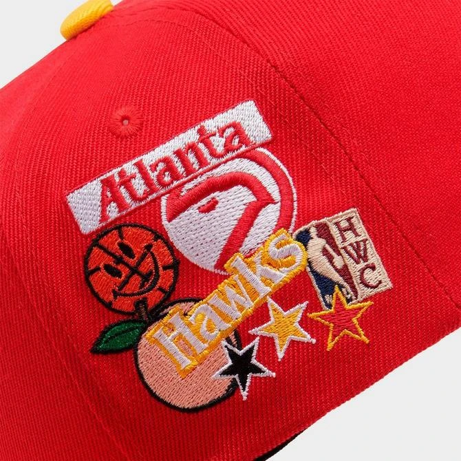 Mitchell & Ness NBA Atlanta Hawks Patch Overload Snapback Hat 商品