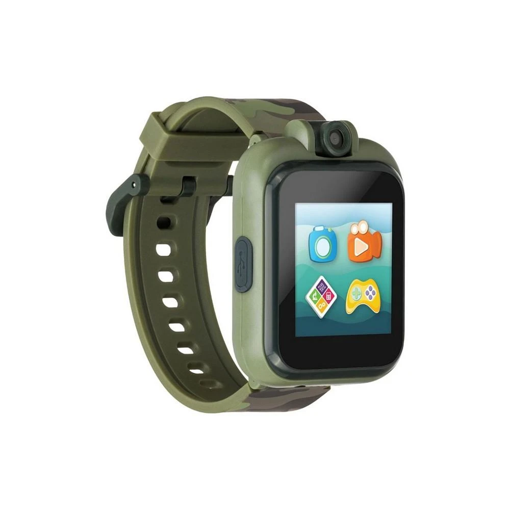 商品Playzoom|Kid's Green Camouflage Print Tpu Strap Smart Watch with Headphones Set 41mm,价格¥673,第4张图片详细描述