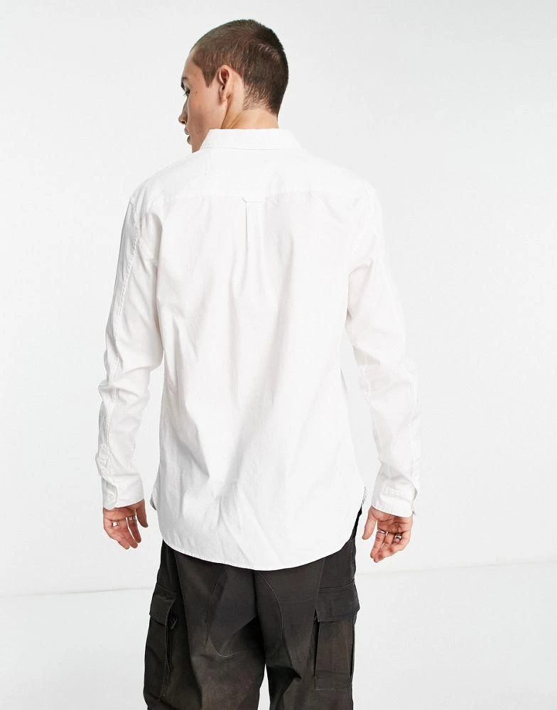 商品ALL SAINTS|AllSaints Hawthorne stretch fit shirt in white,价格¥887,第2张图片详细描述