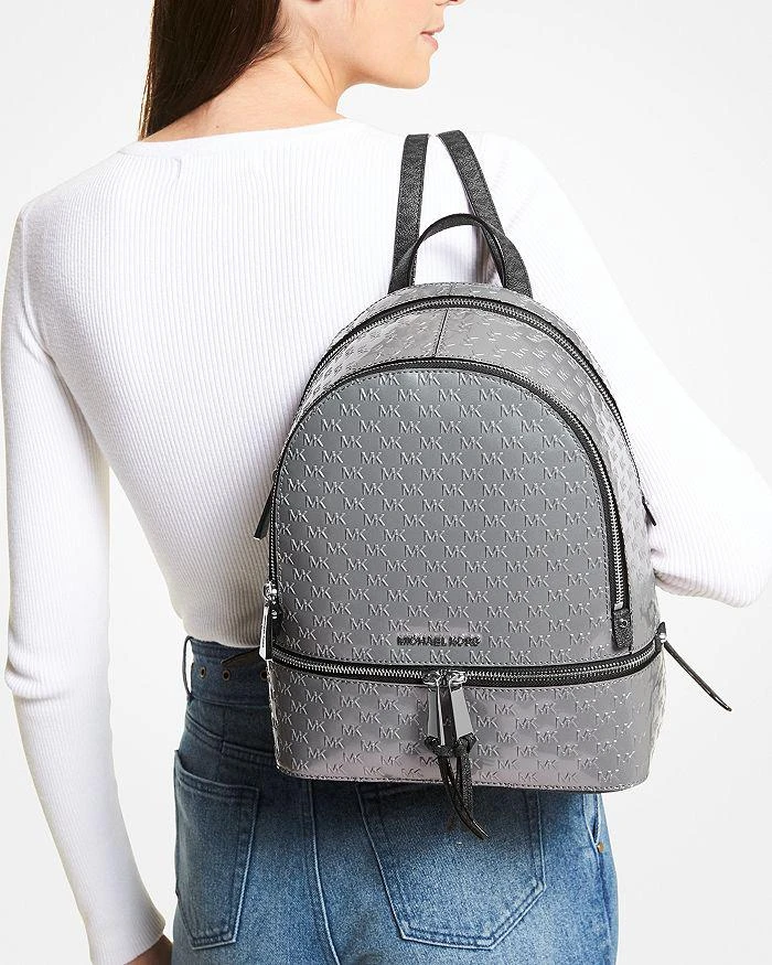 商品Michael Kors|Rhea Medium Logo Leather Backpack,价格¥1229,第2张图片详细描述