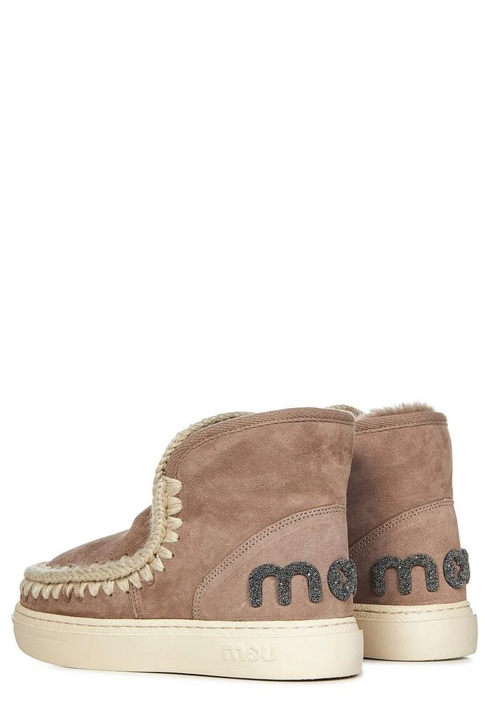 商品Mou|Mou Eskimo Whipstitch-Trim Round-Toe Ankle Boots,价格¥1618,第3张图片详细描述