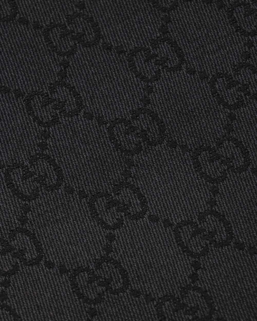 GUCCI 古驰 黑色多格式羊毛围巾 406236-3G632-1000商品第4张图片规格展示