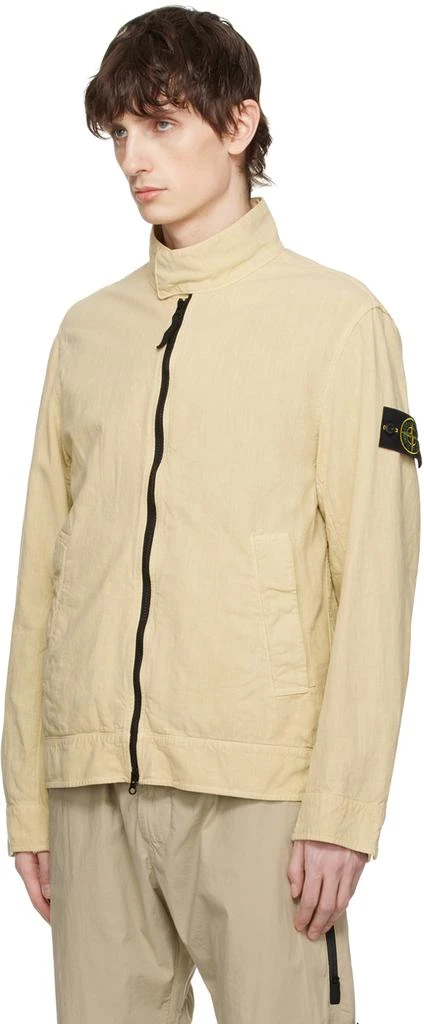 商品Stone Island|Beige Patch Jacket,价格¥3446,第4张图片详细描述