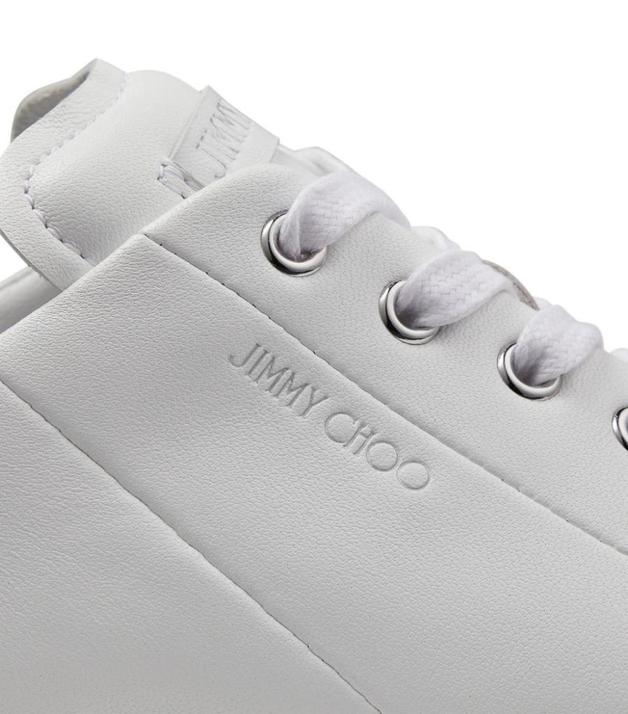 商品Jimmy Choo|Diamond Light Leather Sneakers,价格¥4488,第4张图片详细描述