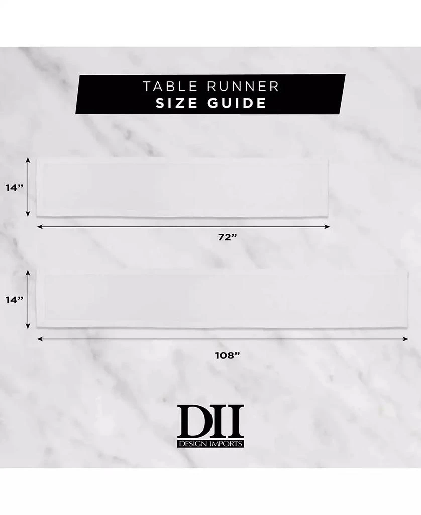 商品Design Imports|Burlap Table Runner 14" x 108",价格¥111,第5张图片详细描述