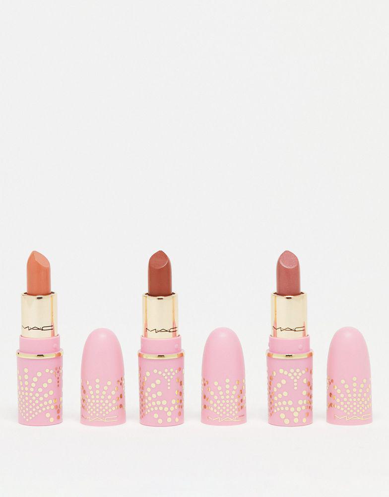 MAC Taste Of Bubbly Mini Lipstick Gift Set -  Nude Sparkling Wine (save 29%)商品第2张图片规格展示