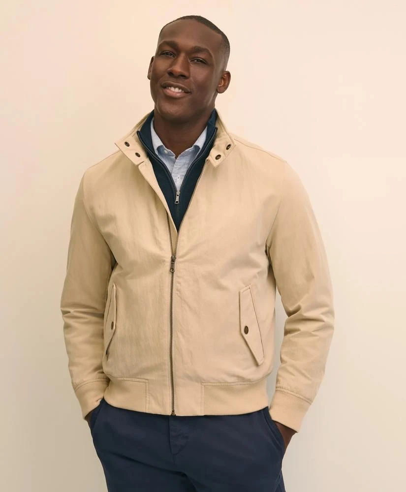商品Brooks Brothers|Bomber Jacket in Cotton Blend,价格¥2019,第1张图片