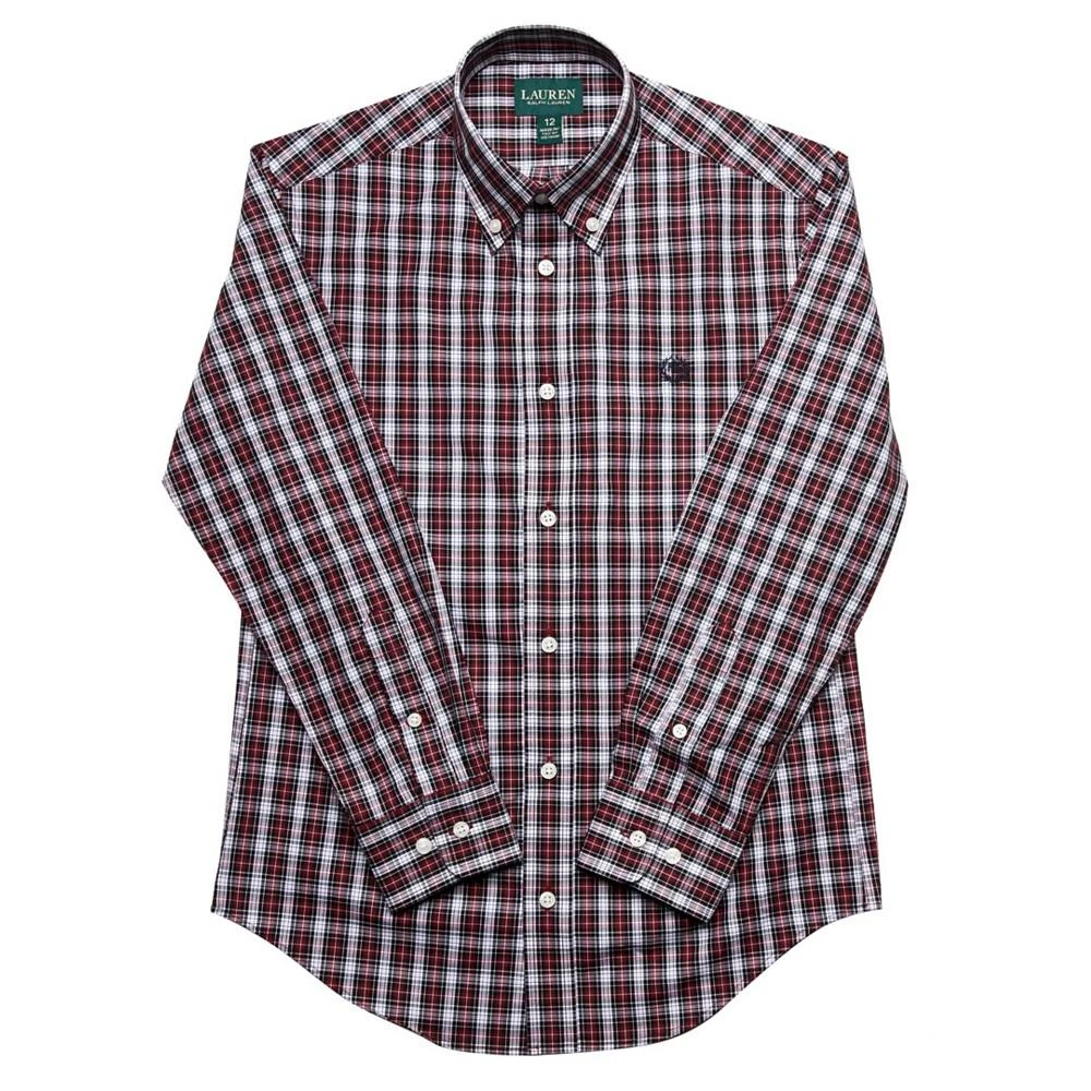 商品Ralph Lauren|Big Boys Check Print Dress Shirt,价格¥155,第1张图片