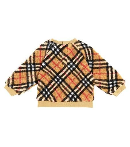 商品Burberry|婴幼儿 — Burberry Check抓绒运动衫,价格¥3614,第2张图片详细描述