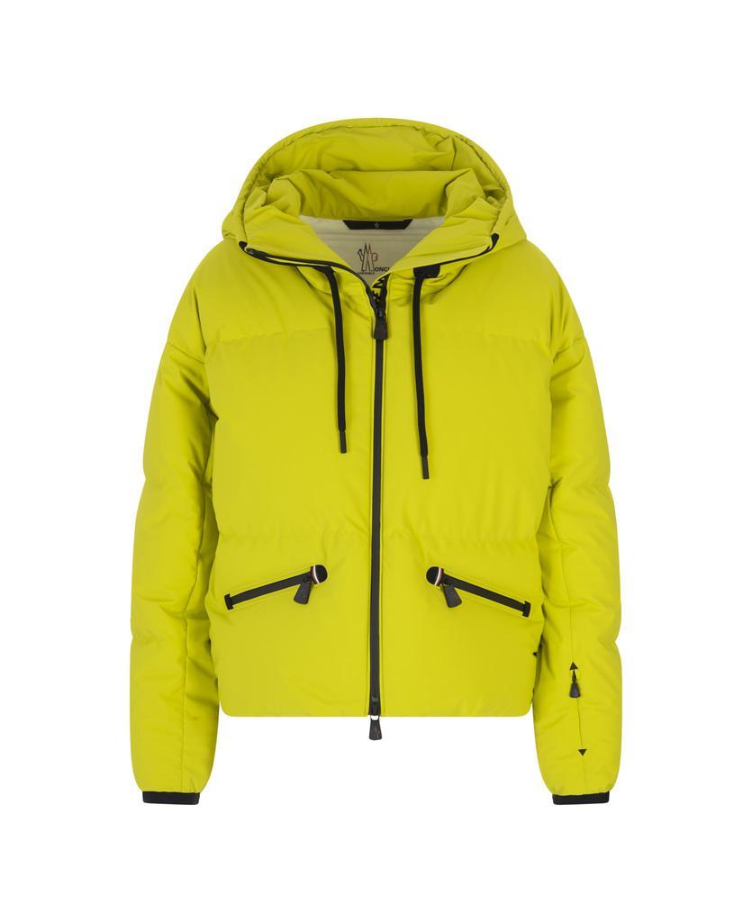 商品Moncler|Woman Lime Allesaz Short Down Jacket,价格¥10752,第1张图片