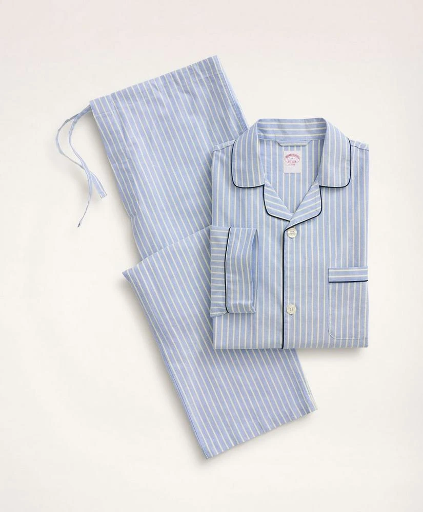 商品Brooks Brothers|Cotton Oxford Stripe Pajamas,价格¥412,第5张图片详细描述