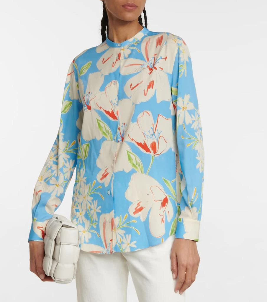 商品Loro Piana|Malda花卉真丝混纺衬衫,价格¥14140,第5张图片详细描述